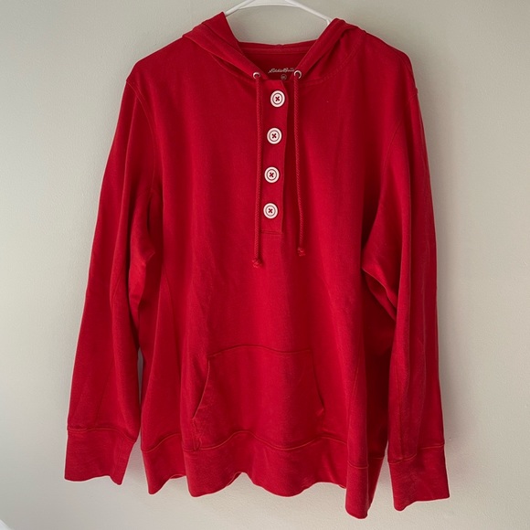 Plus size Eddie Bauer hoodie top
